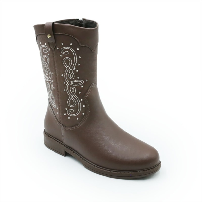 INFANTIL JUVENIL MENINA BOTA PAMPILI TEXANA  279135000 070MARROM