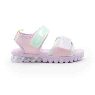 INFANTIL JUVENIL MENINA SANDALIA BIBI SUMMER ROL  1193083 ROSADOCEIRISVERDEBABY