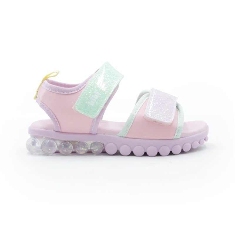 INFANTIL JUVENIL MENINA SANDALIA BIBI SUMMER ROL  1193083 ROSADOCEIRISVERDEBABY