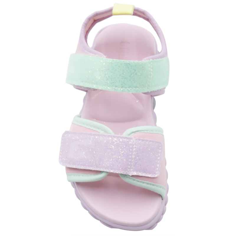 INFANTIL JUVENIL MENINA SANDALIA BIBI SUMMER ROL  1193083 ROSADOCEIRISVERDEBABY