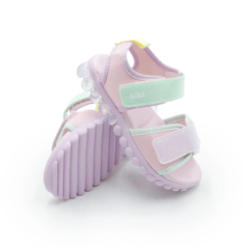 INFANTIL JUVENIL MENINA SANDALIA BIBI SUMMER ROL  1193083 ROSADOCEIRISVERDEBABY