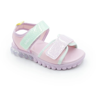 INFANTIL JUVENIL MENINA SANDALIA BIBI SUMMER ROL  1193083 ROSADOCEIRISVERDEBABY