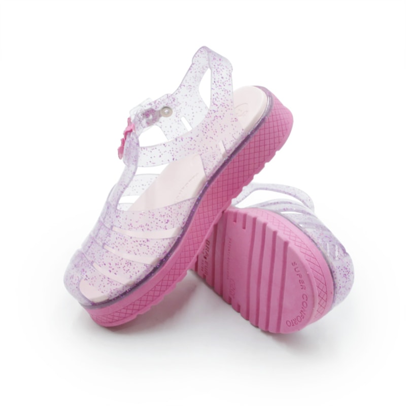 INFANTIL JUVENIL MENINA SANDALIA KIDY BELINHA  3693000 8287PINKGLITER
