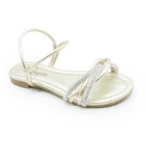 INFANTIL JUVENIL MENINA SANDALIA PAMPILI 725021 1 DOURADO