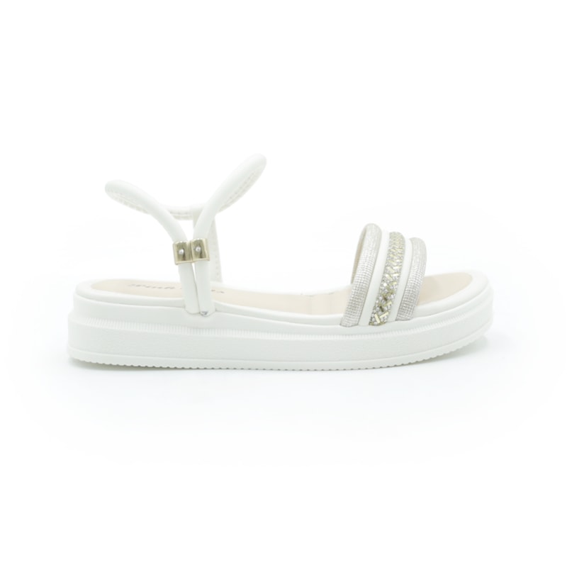 INFANTIL JUVENIL MENINA SANDALIA PINKCATS FLAT  V5871 0001CHAMPAGNECREAMOURO