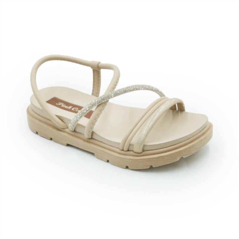 INFANTIL JUVENIL MENINA SANDALIA PINKCATS FLAT  V6652 0003ROSEGRANOLAOUROLIGHT