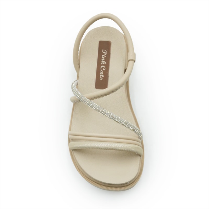 INFANTIL JUVENIL MENINA SANDALIA PINKCATS FLAT  V6652 0003ROSEGRANOLAOUROLIGHT