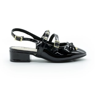 INFANTIL JUVENIL MENINA SAPATO MOLEKINHA BONECA 258510313488 15745PRETO