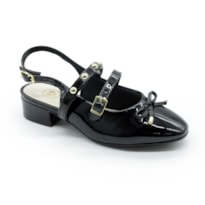 INFANTIL JUVENIL MENINA SAPATO MOLEKINHA BONECA 258510313488 15745PRETO