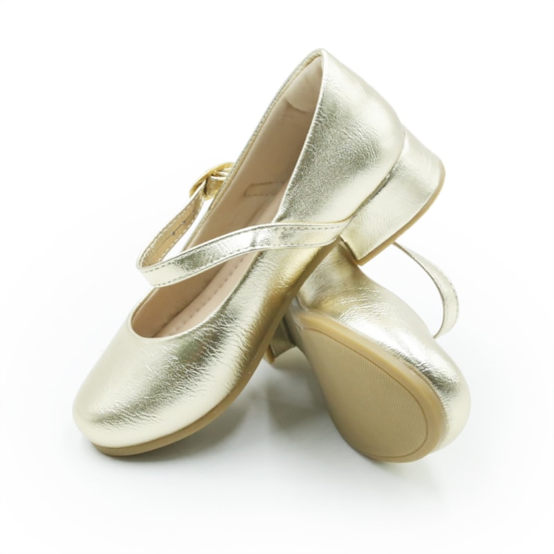 INFANTIL JUVENIL MENINA SAPATO PAMPILI BONECA  778003000 1DOURADO