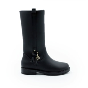 INFANTIL JUVENIL MENINA SAPATO PAMPILI CANO ALTO  279128000 080PRETO