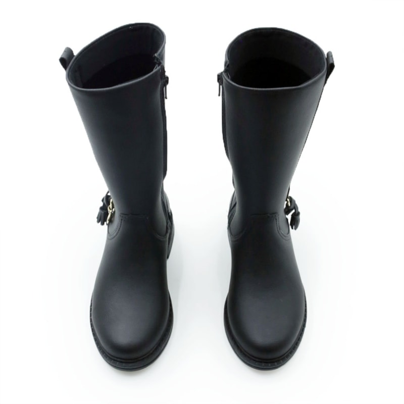 INFANTIL JUVENIL MENINA SAPATO PAMPILI CANO ALTO  279128000 080PRETO