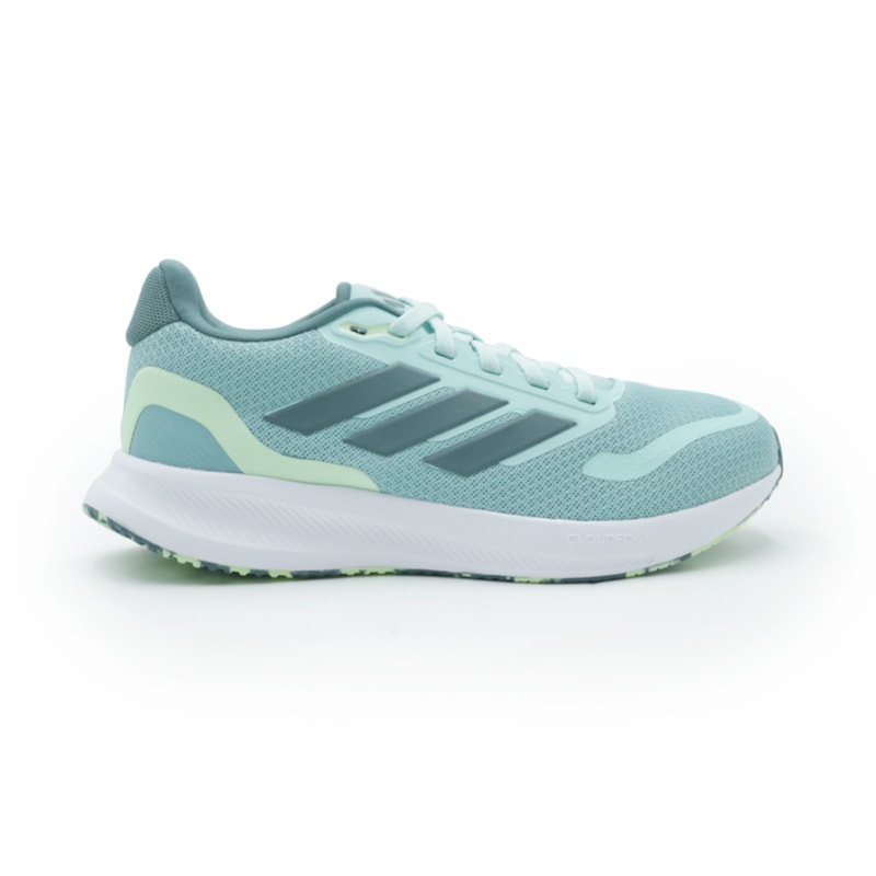 INFANTIL JUVENIL MENINA TENIS ADIDAS RUNFALCON 5 J JQ8140 MINTON/PRETEA/SEGRSP