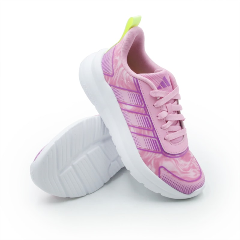 INFANTIL JUVENIL MENINA TENIS ADIDAS TENSAUR RU  KI0049 STTRBL/PURBUR/HIREYE