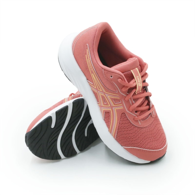 INFANTIL JUVENIL MENINA TENIS ASICS CONTEND 9 GS 1014A337 704DARKPINKCLAYPINKCLAY