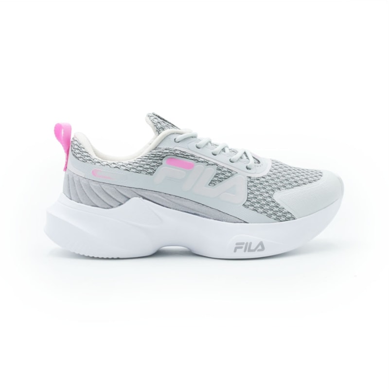 INFANTIL JUVENIL MENINA TENIS FILA PROGRESS  F04K00017 7438CINZAGELOROSECLAROCINZA