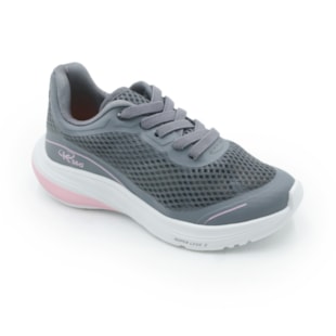 INFANTIL JUVENIL MENINA TENIS KIDY K360  3271023 3789GRAFITEROSA