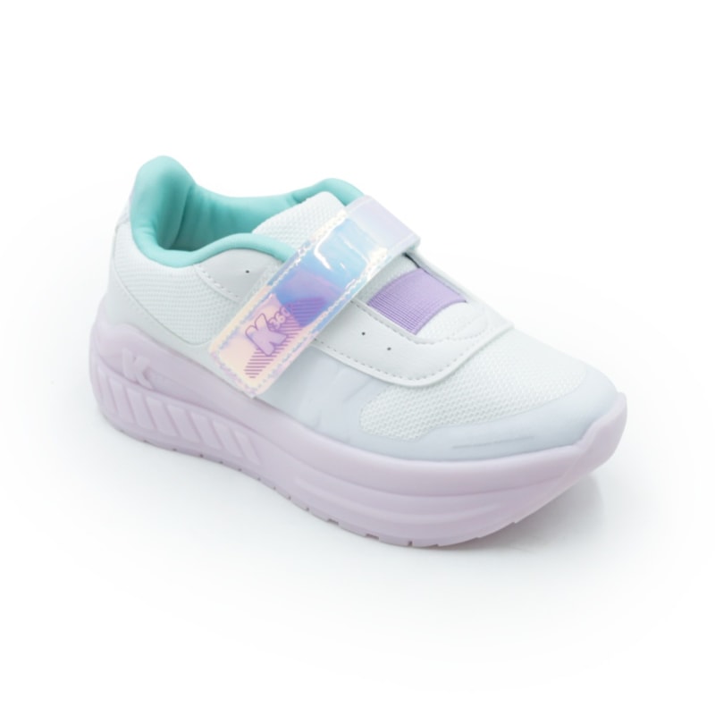 INFANTIL JUVENIL MENINA TENIS KIDY RODINHA VE  4731001 0025BRANCOLILAS