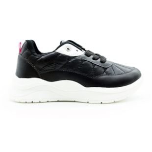 INFANTIL JUVENIL MENINA TENIS ORTOFINO 0572404 099PRETOPINKFLUOR