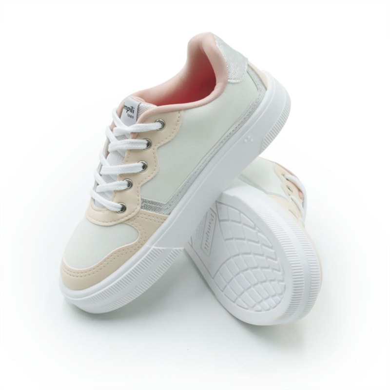 INFANTIL JUVENIL MENINA TENIS PAMPILI XT25  578015000 7653BRANCOCREAN