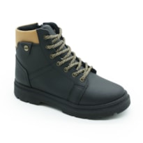 INFANTIL JUVENIL MENINO BOTA KLIN COTURNO 366009 17096PRETOCAPUCCINO