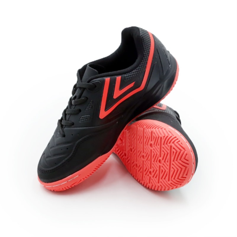 INFANTIL JUVENIL MENINO FUTEBOL UMBRO PRO 5 JR  U07FB00533 102PRETOCORALBRANCO