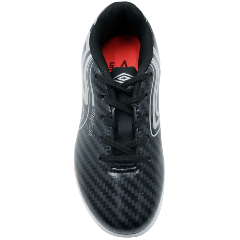 INFANTIL JUVENIL MENINO FUTEBOL UMBRO PRO5 JR U07FB00092 186BLACK/SILVER/ORANGE