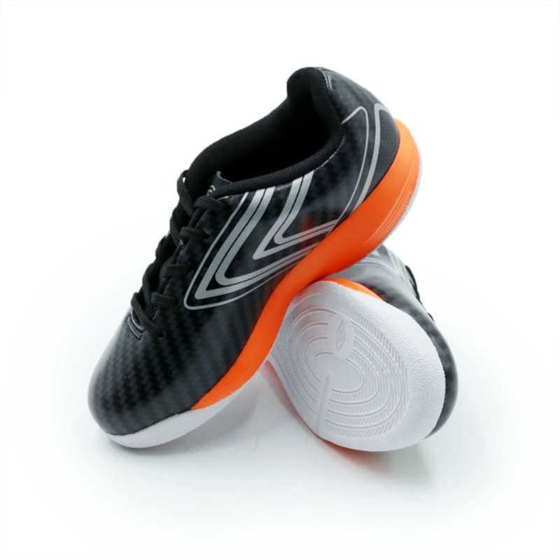 INFANTIL JUVENIL MENINO FUTEBOL UMBRO PRO5 JR U07FB00092 186BLACK/SILVER/ORANGE