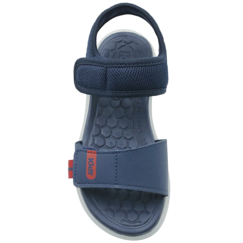 INFANTIL JUVENIL MENINO SANDALIA KIDY WAVE LIGHT  1720036 1049MARINHOVERMELHO