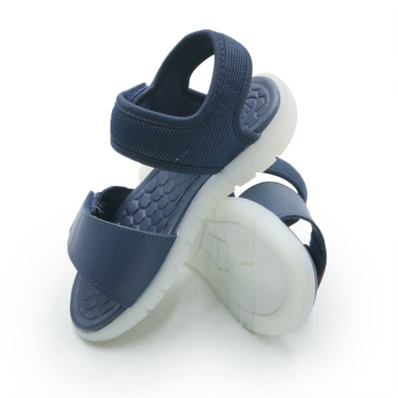 INFANTIL JUVENIL MENINO SANDALIA KIDY WAVE LIGHT  1720036 1049MARINHOVERMELHO