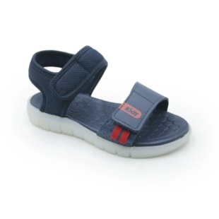 INFANTIL JUVENIL MENINO SANDALIA KIDY WAVE LIGHT  1720036 1049MARINHOVERMELHO