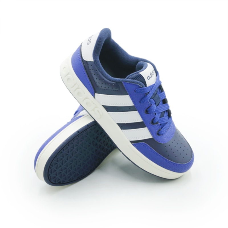 INFANTIL JUVENIL MENINO TENIS ADIDAS BREAKBASE J JQ3062 CONAVY/DSHGRY/CROYAL