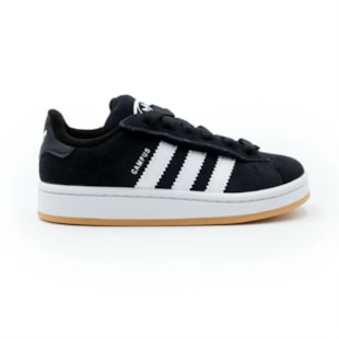 INFANTIL JUVENIL MENINO TENIS ADIDAS CAMPUS 00S  JQ6386 CBLACK/FTWWHT/FTWWHT