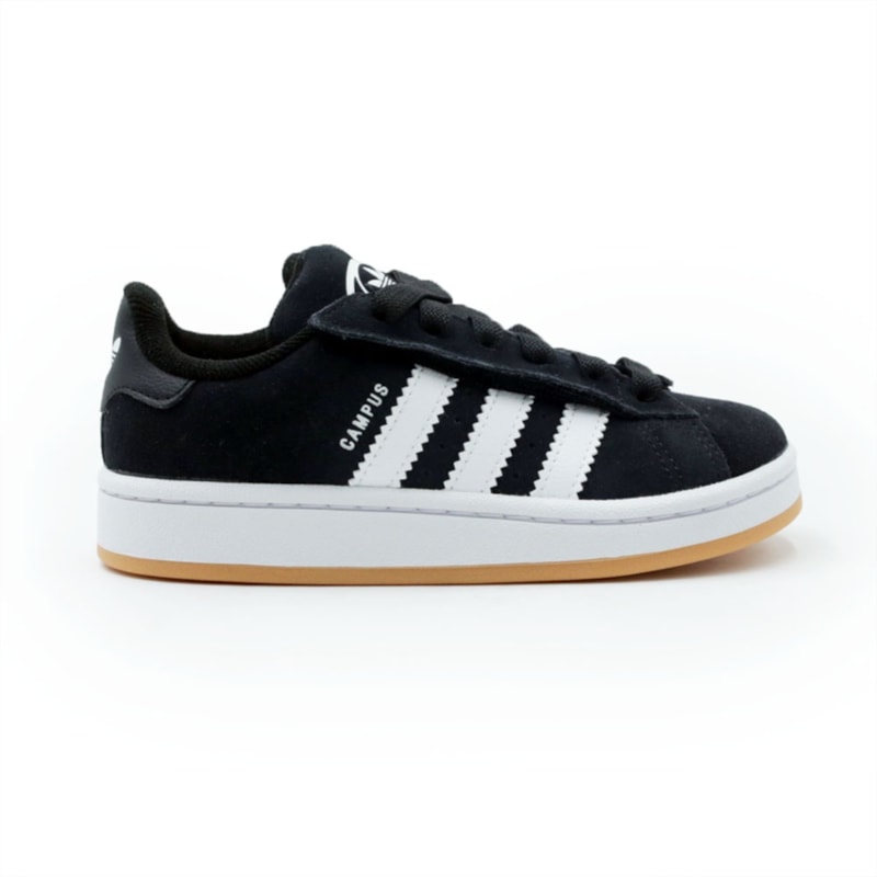 INFANTIL JUVENIL MENINO TENIS ADIDAS CAMPUS 00S  JQ6386 CBLACK/FTWWHT/FTWWHT
