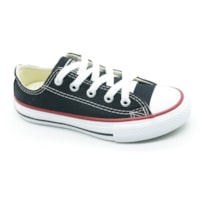 INFANTIL JUVENIL MENINO TENIS ALL STAR CHUCK TAYL CK00020007 PRETOVERMELHOPRETO