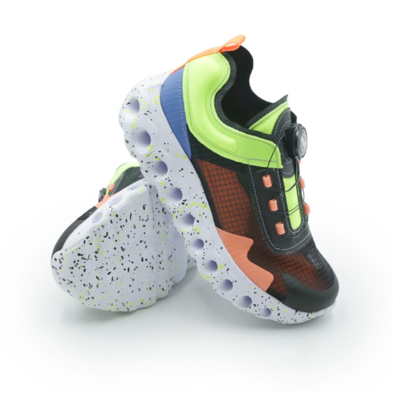 INFANTIL JUVENIL MENINO TENIS BIBI  1270012 PRETOAMARELO