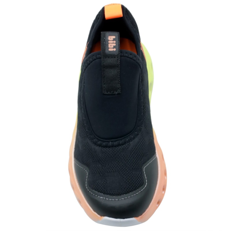 INFANTIL JUVENIL MENINO TENIS BIBI ROLLER SPO  1270019 PRETOAMARELOFLUOR