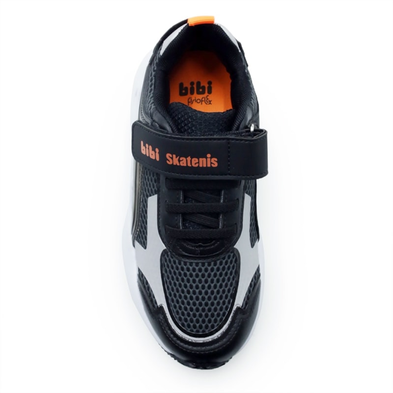 INFANTIL JUVENIL MENINO TENIS BIBI SKATENIS L  129005 GRAFITEPRETOELETRIC