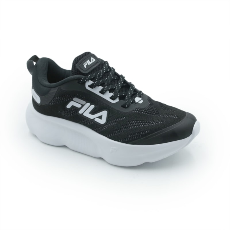 INFANTIL JUVENIL MENINO TENIS FILA F04K00041 6800 BLACK WHITE ALLOY