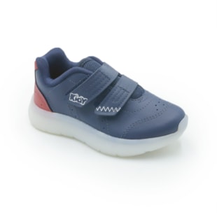 INFANTIL JUVENIL MENINO TENIS KIDY FLEX LIGHT  020-0203-1049 1049MARINHOVERMELHO