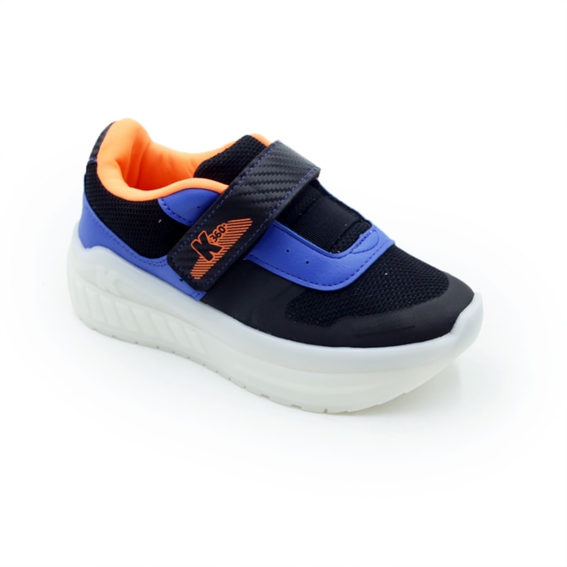 INFANTIL JUVENIL MENINO TENIS KIDY RODINHA VE  4730001 0588PRETOAZUL