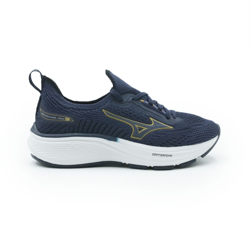 INFANTIL JUVENIL MENINO TENIS MIZUNO COOL RIDE 3 JUNIOR 101084084 MARINO