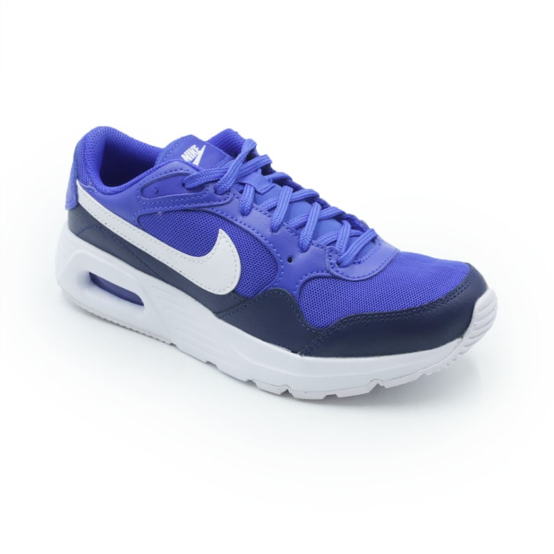 INFANTIL JUVENIL MENINO TENIS NIKE AIR MAX SC CZ5358 402AZULPRETO