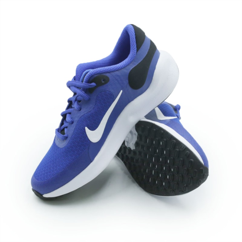 INFANTIL JUVENIL MENINO TENIS NIKE REVOLUTION 7 FB7689 401GAME ROYAL/WHITE-BLACK