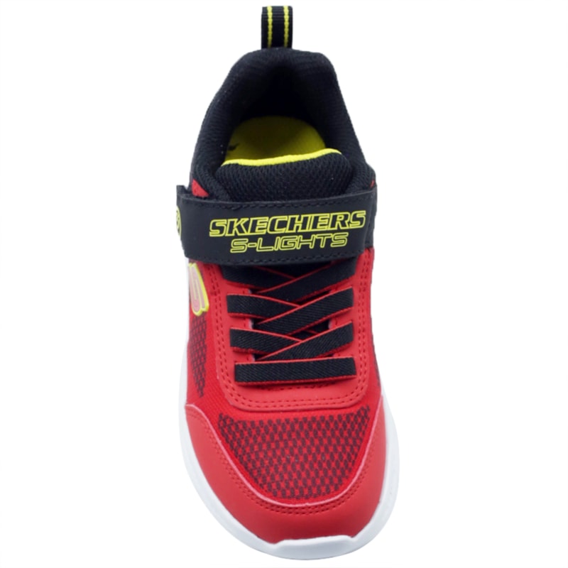 INFANTIL JUVENIL MENINO TENIS SKECHERS  401495L REDPTO