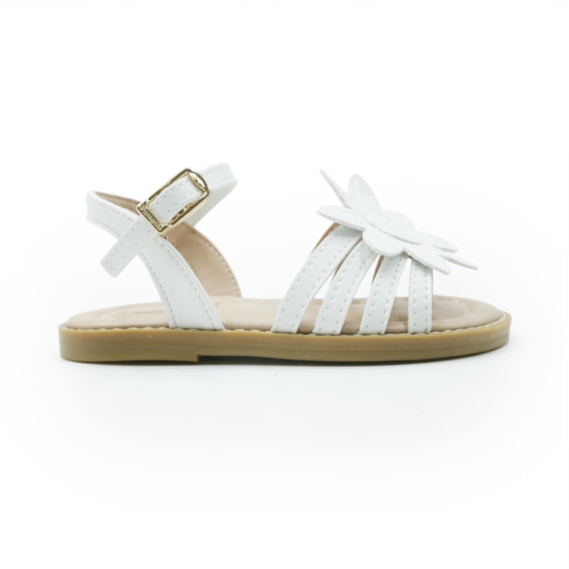 INFANTIL KIDS MENINA SANDALIA PAMPILI MARGARIDA  775007000 89BRANCO
