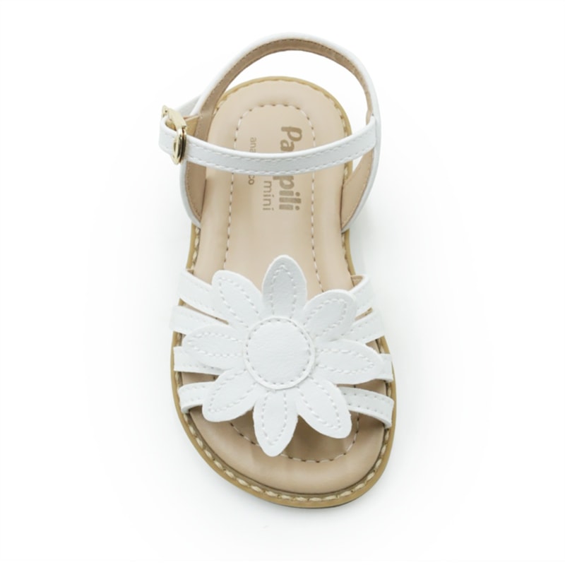 INFANTIL KIDS MENINA SANDALIA PAMPILI MARGARIDA  775007000 89BRANCO
