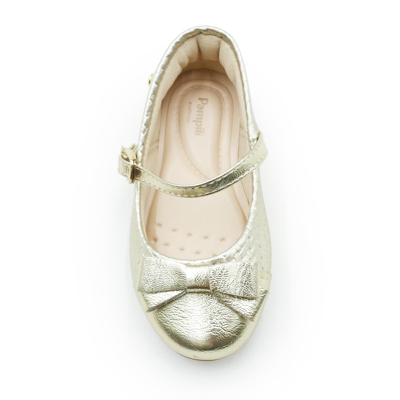 INFANTIL KIDS MENINA SAPATILHA PAMPILI  188750000 1DOURADO