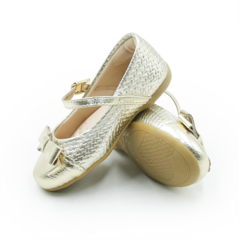 INFANTIL KIDS MENINA SAPATILHA PAMPILI  188750000 1DOURADO