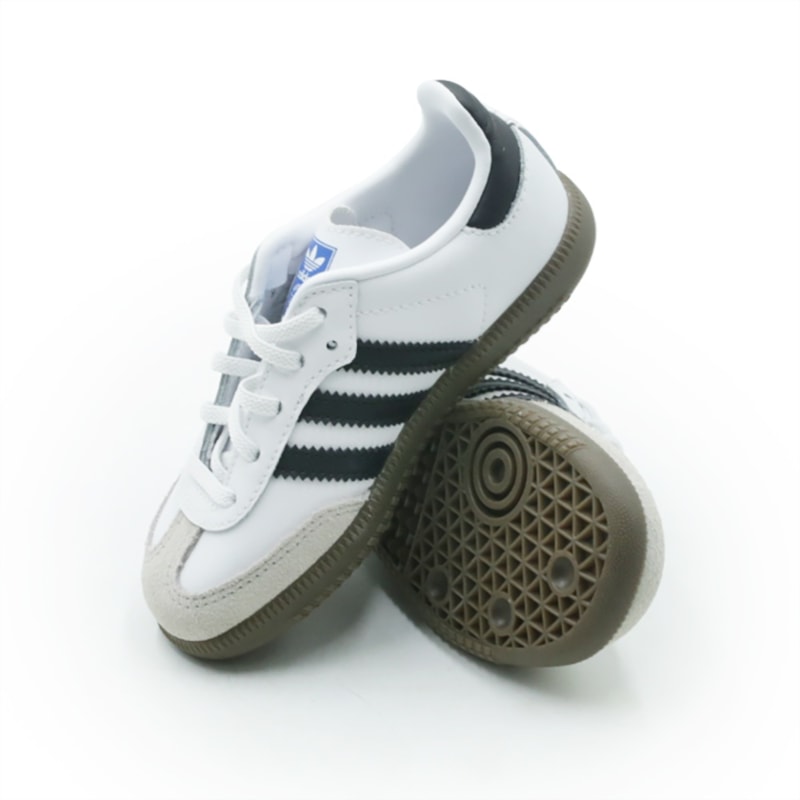 INFANTIL KIDS MENINA TENIS ADIDAS SAMBA OG E  IE3679 FTWWHT/CBLACK/GUM5